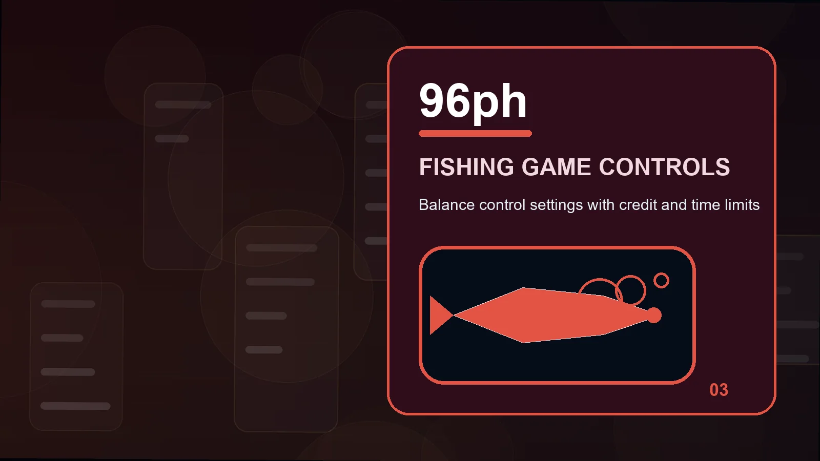 96ph fishing games illustration for how to review touch accuracy before the next step